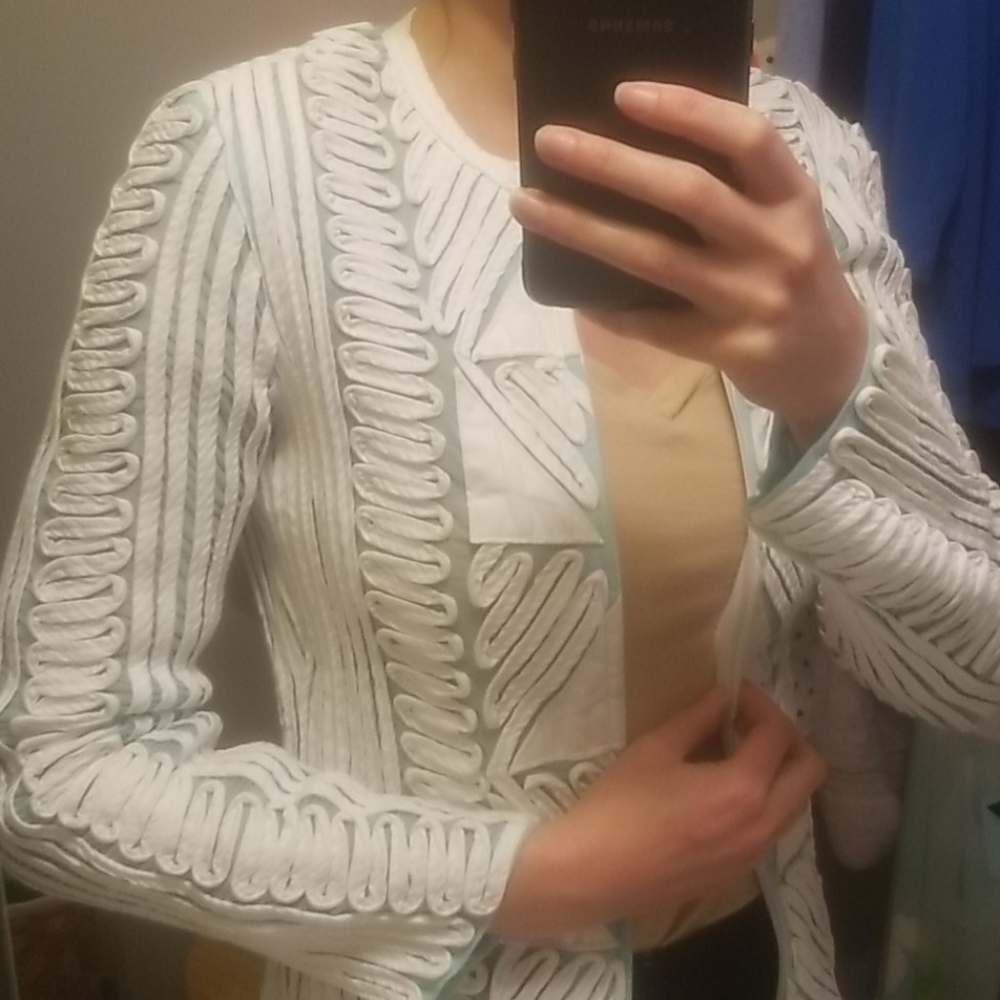 Lacy zip jacket